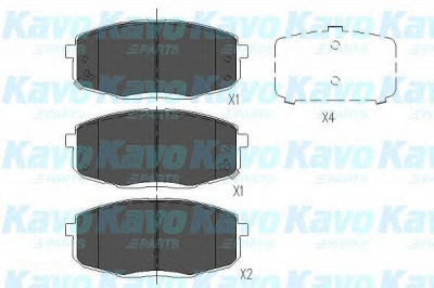 KAVO PARTS kbp3036 -  Комплект тормозных колодок, дисковый тормоз